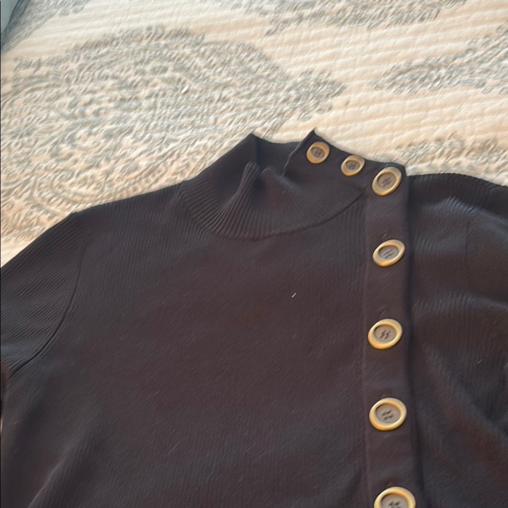 Worth Black Knit Top